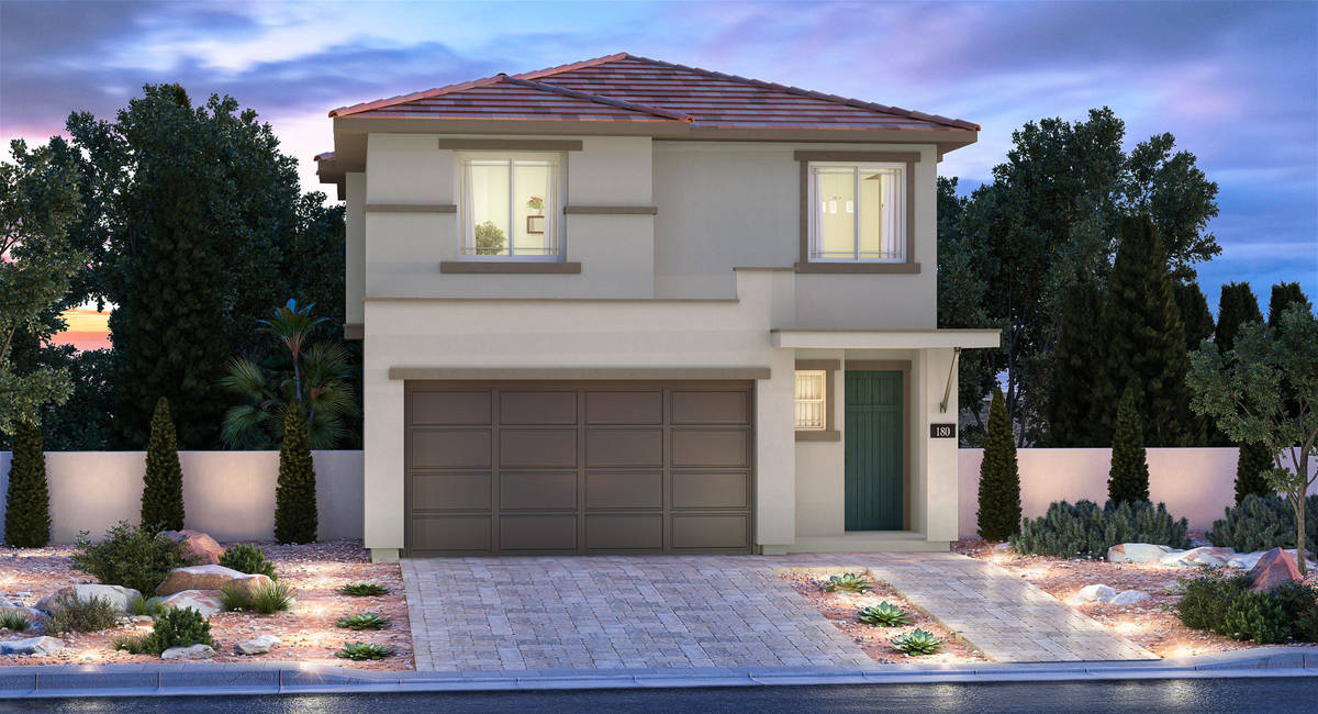 An artist's rendering shows what one of Lennar's new floor plans would look like. The builder o ...