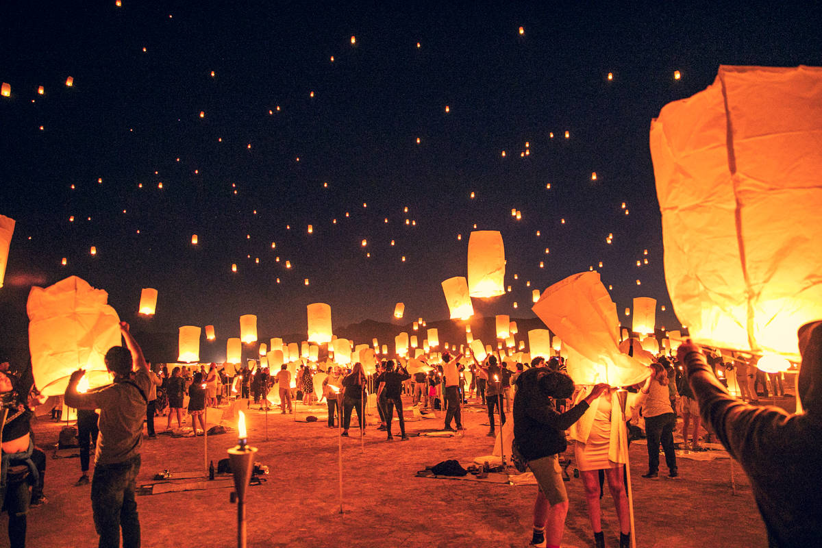 The two-day event where attendees launch lanterns into the night sky and DJs perform will take ...