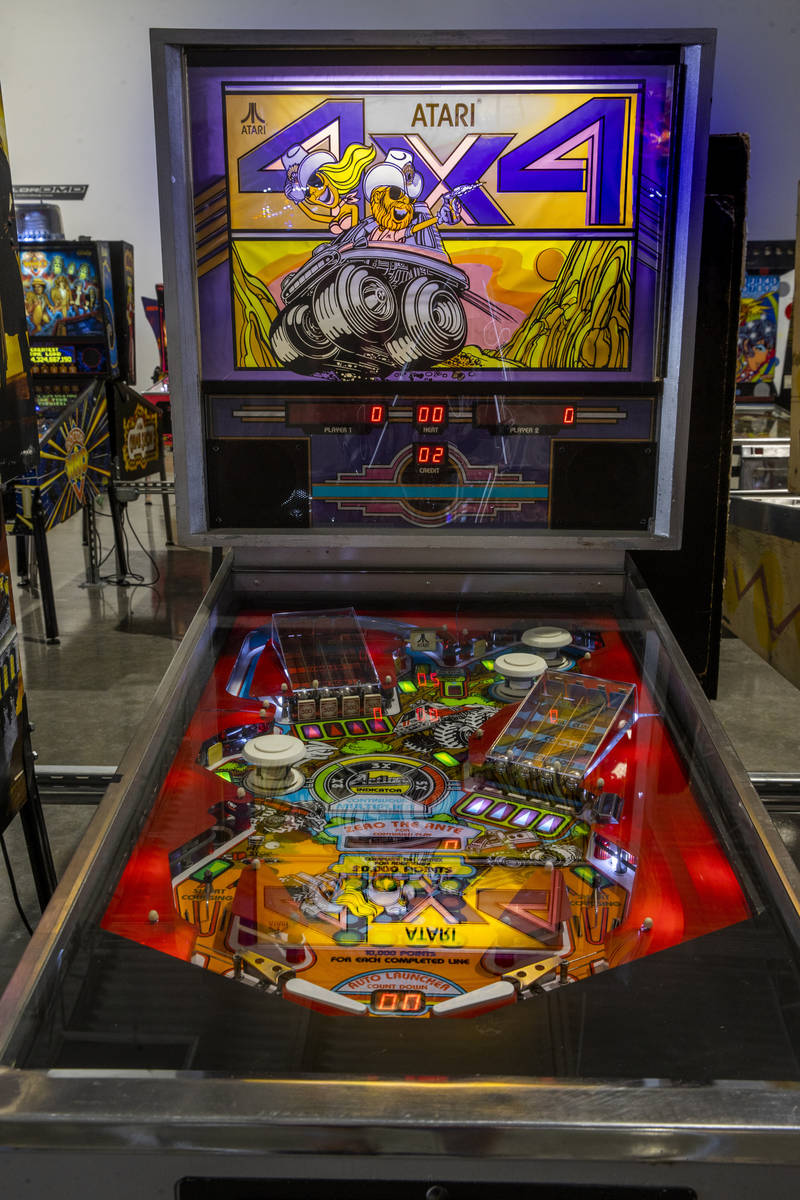 Atari 4x4 pinball is one of many games available as the Pinball Hall of Fame at its new locatio ...