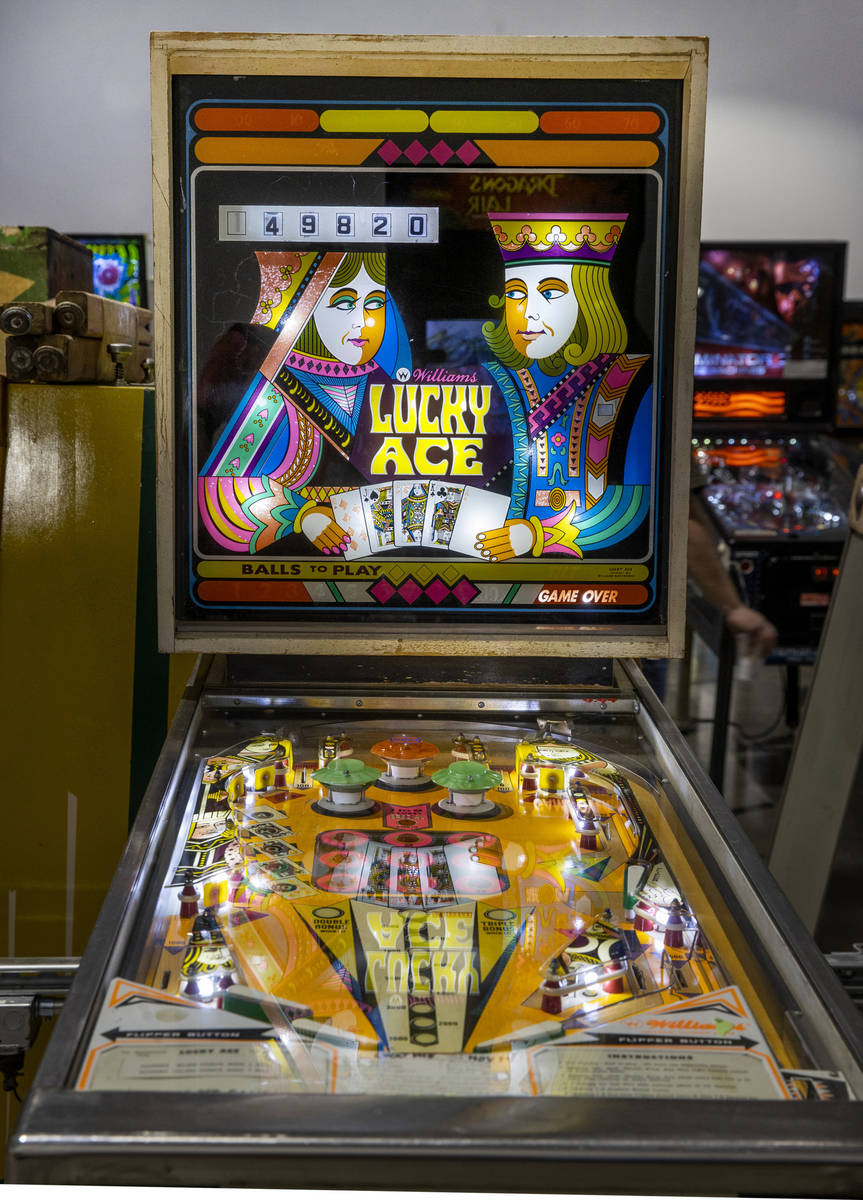Lucky Ace pinball is one of the many of games available as the Pinball Hall of Fame, which open ...