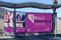 A new advertisement campaign "3 Million Reasons" aims to convince Nevadans to get the COVID-19 ...