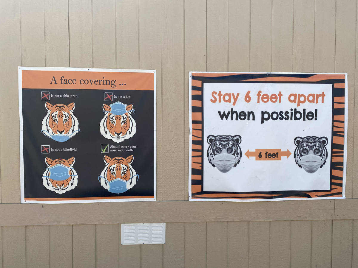 This photo shows posters from Tate Elementary. ( Provided by Sarah Popek, principal at Tate Ele ...