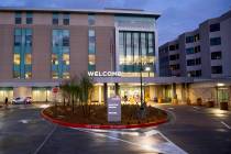 The exterior of the new tower at Sunrise Hospital and Medical Center. (Sunrise Hospital and Med ...