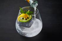 The Ultimate gin and tonic at Jaleo is made with Ultimate Hendrick's Gin, Fever-Tree Indian Ton ...