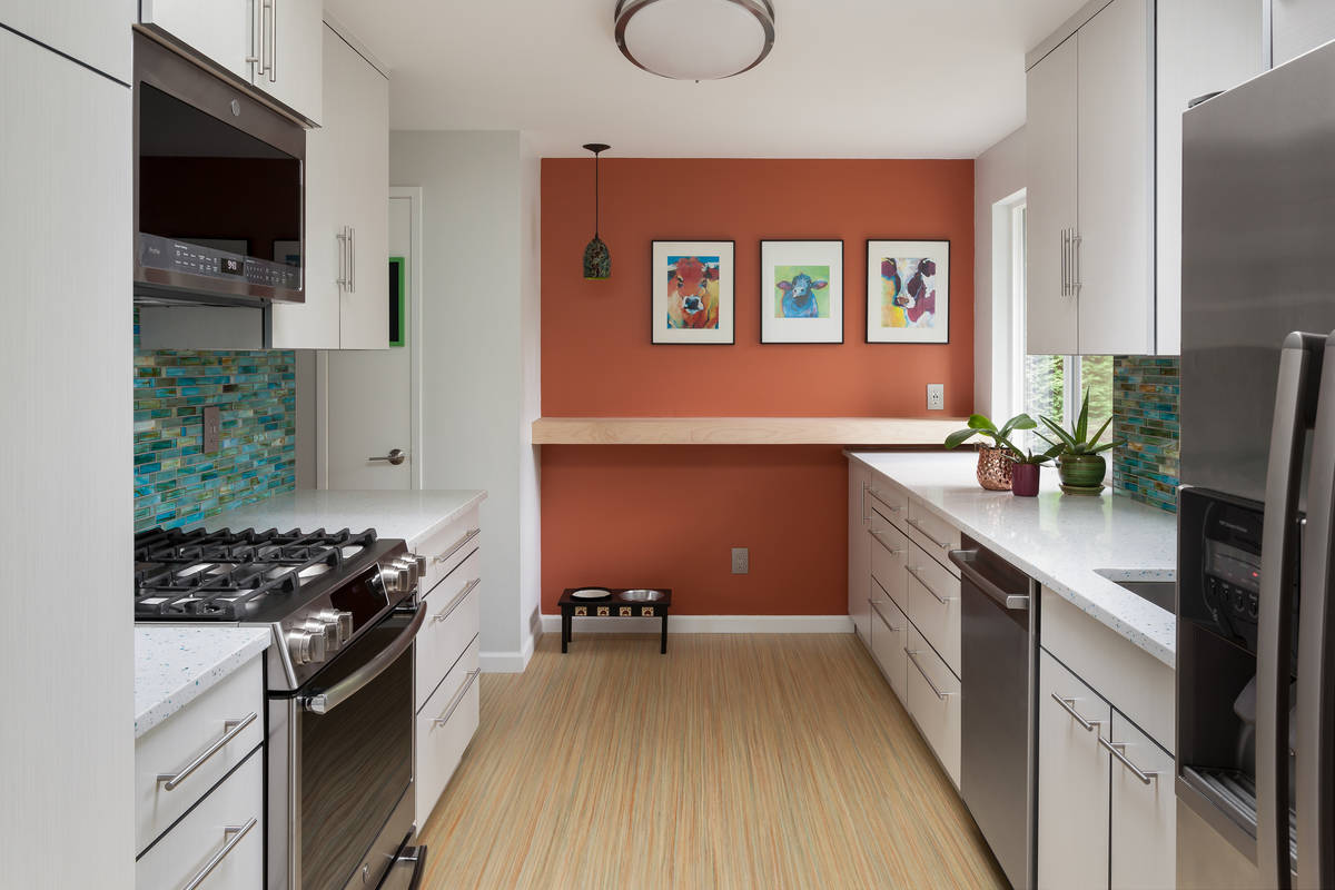 Seriously Happy Homes After: The goal of this kitchen remodel was to make the room feel fresh, ...