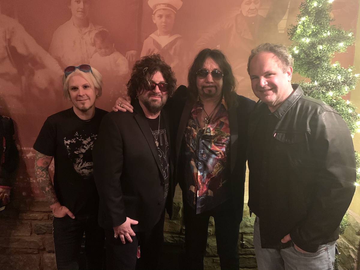 Guitarist John 5, studio operator and musician Ron Mancuso, Kiss co-founder Ace Frehley, and ro ...