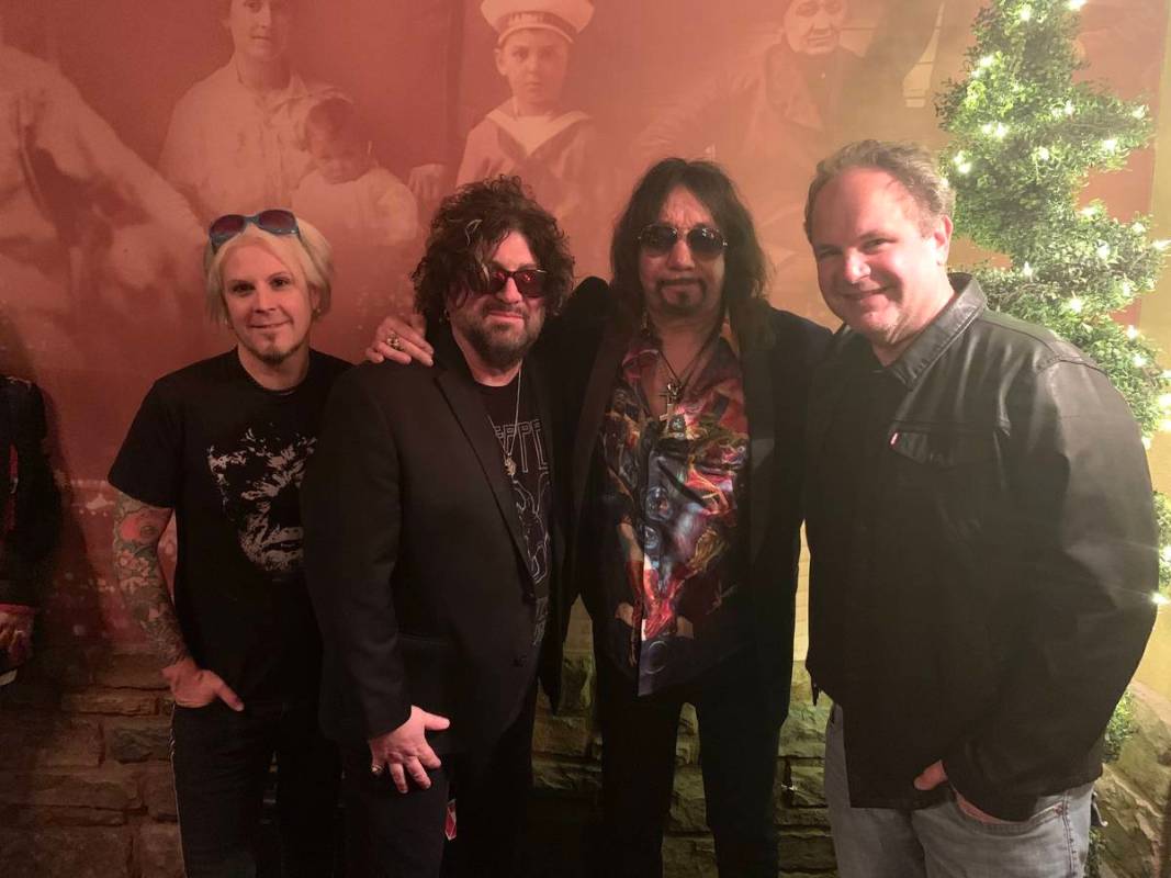 Guitarist John 5, studio operator and musician Ron Mancuso, Kiss co-founder Ace Frehley, and ro ...