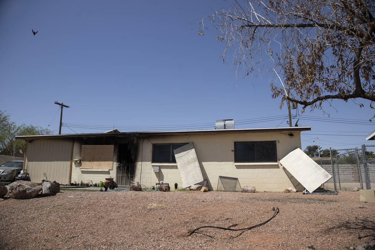 A home at the 3100 block of Webster Circle in North Las Vegas, where a 4-year-old boy was kille ...