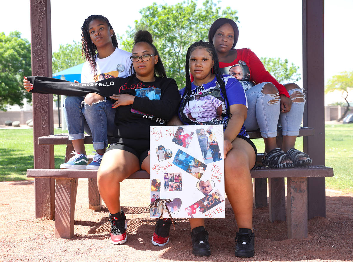 The family of Jaylon Tiffith, who was killed after he dropped off his daughter at the mother's ...