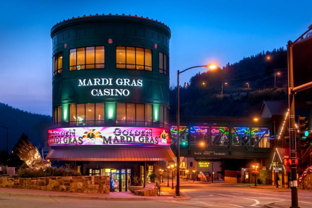 The Mardi Gras Casino in Black Hawk, Colorado. (Courtesy, Bally's Corp.)