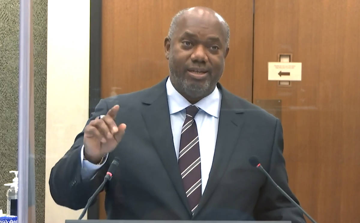 In this image from video, prosecutor Jerry Blackwell speaks as Hennepin County Judge Peter&#xa0 ...