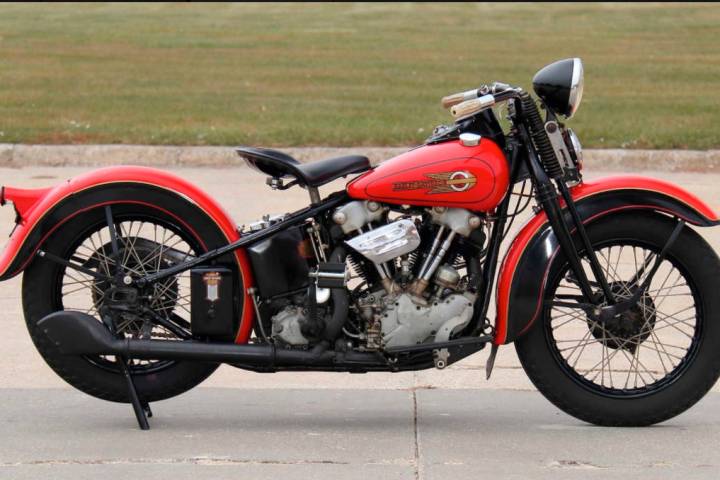 Mecum Auctions This 1936 Harley-Davidson EL was bought in 1994 from Dale Walksler of the Wheels ...