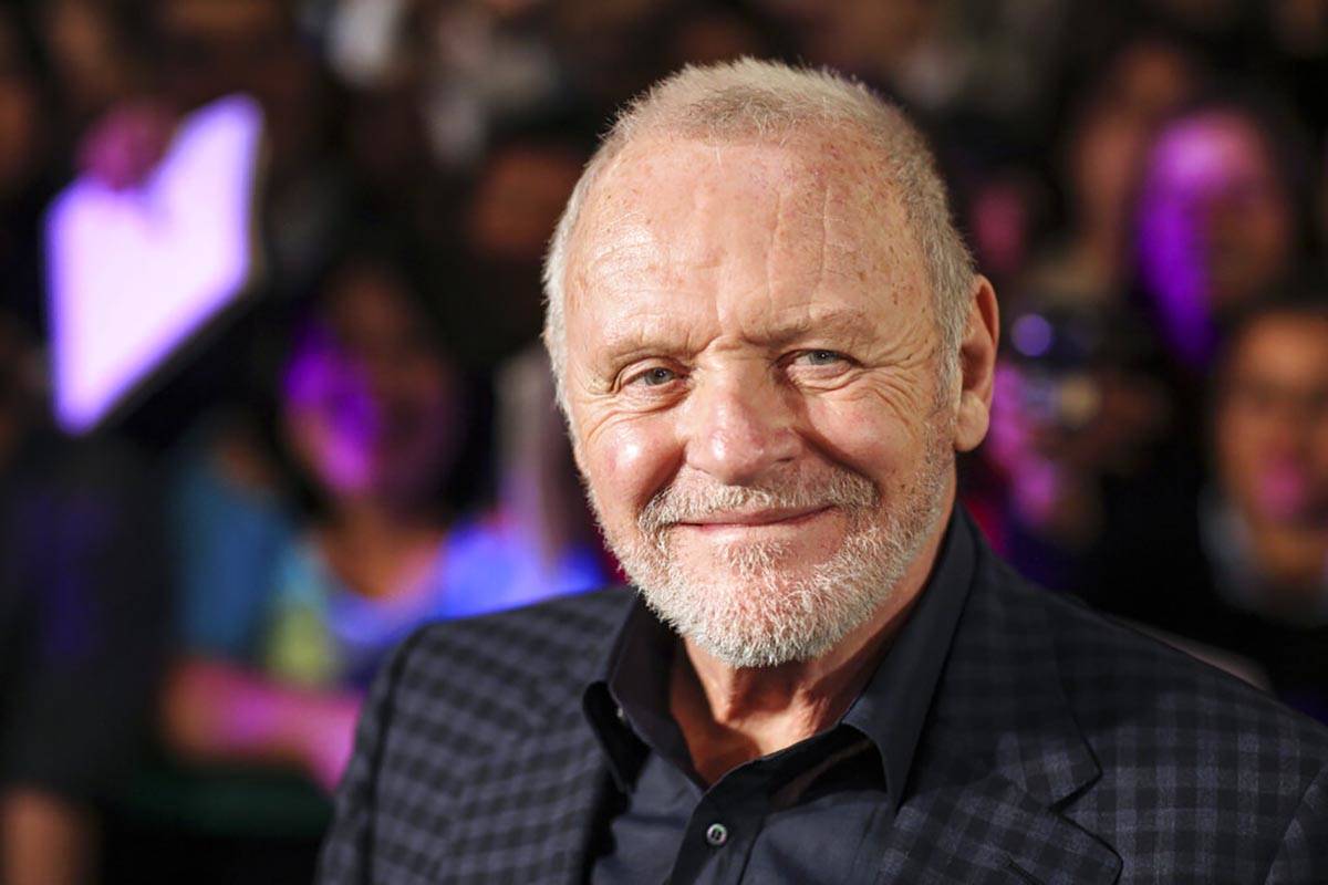 In this Feb. 15, 2011 file photo, Anthony Hopkins smiles while posing for photos prior to the p ...
