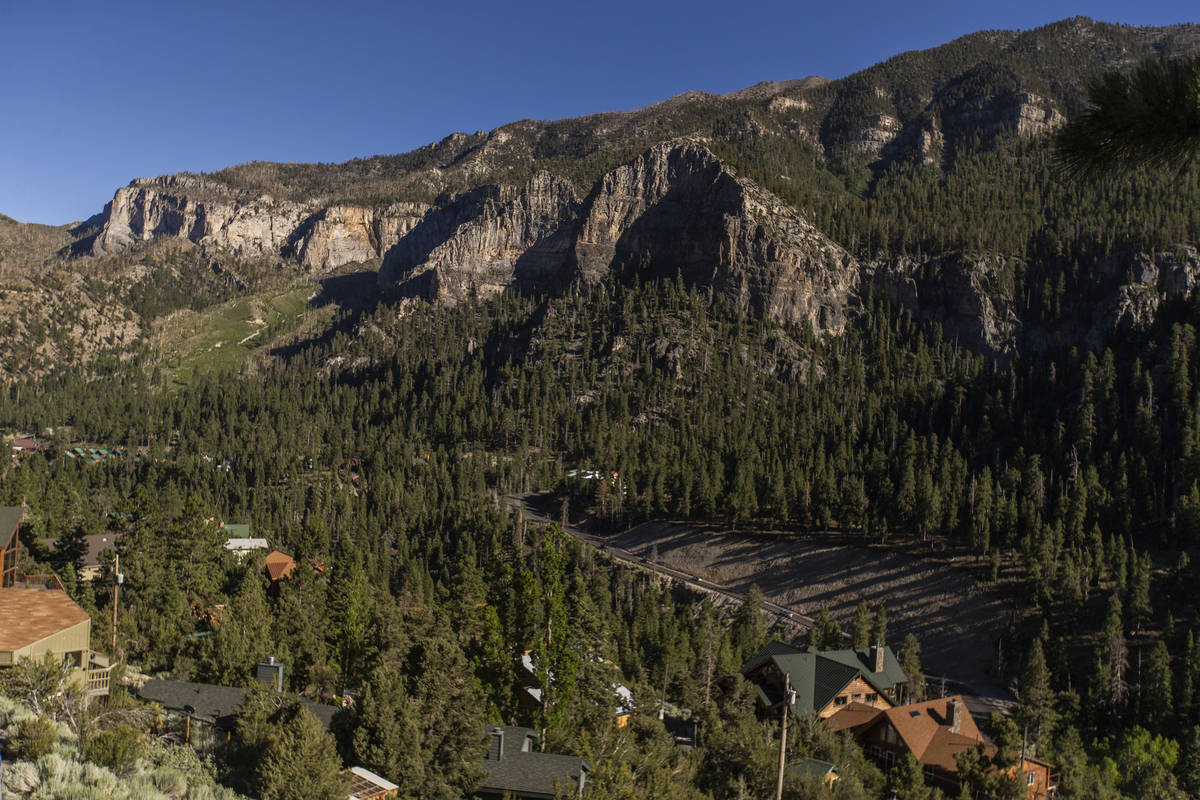 Mount Charleston on Tuesday, July 7, 2020, near Las Vegas. (Benjamin Hager/Las Vegas Review-Jou ...