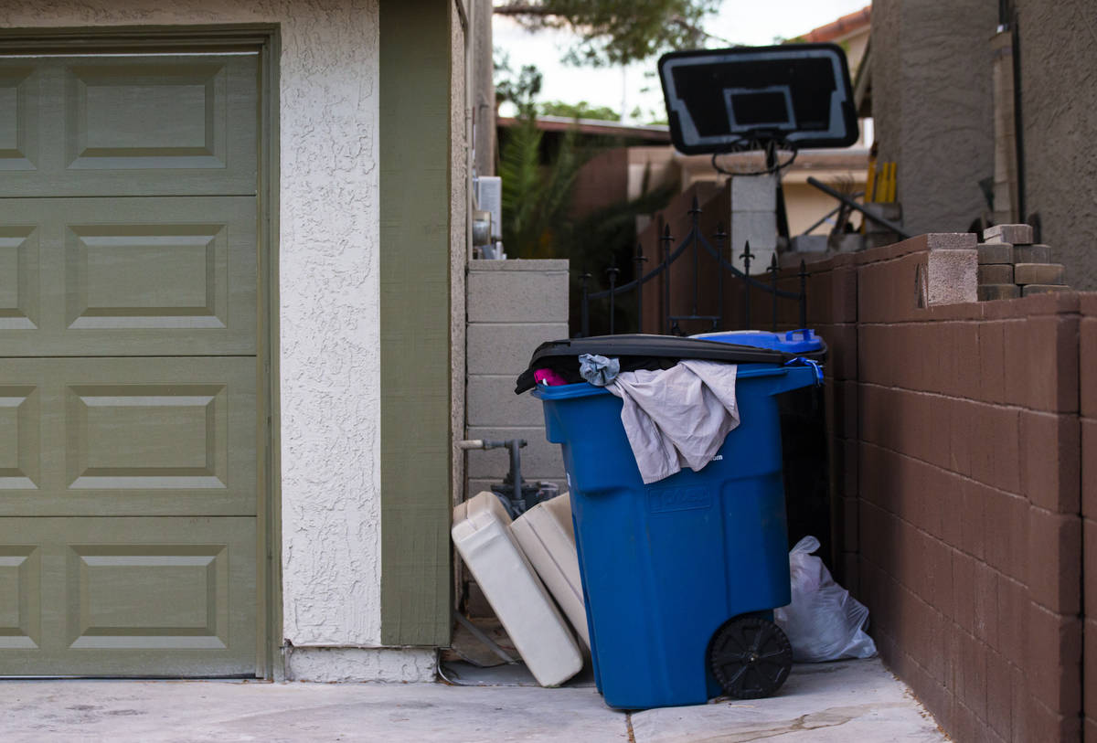 The Las Vegas home where the burned body of Daniel Halseth was found is pictured on Monday, Apr ...