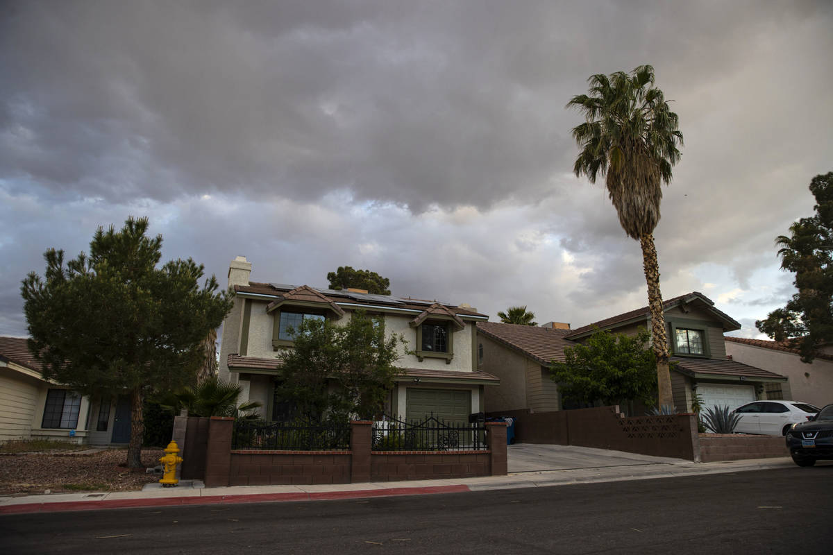 The Las Vegas home where the burned body of Daniel Halseth was found is pictured on Monday, Apr ...