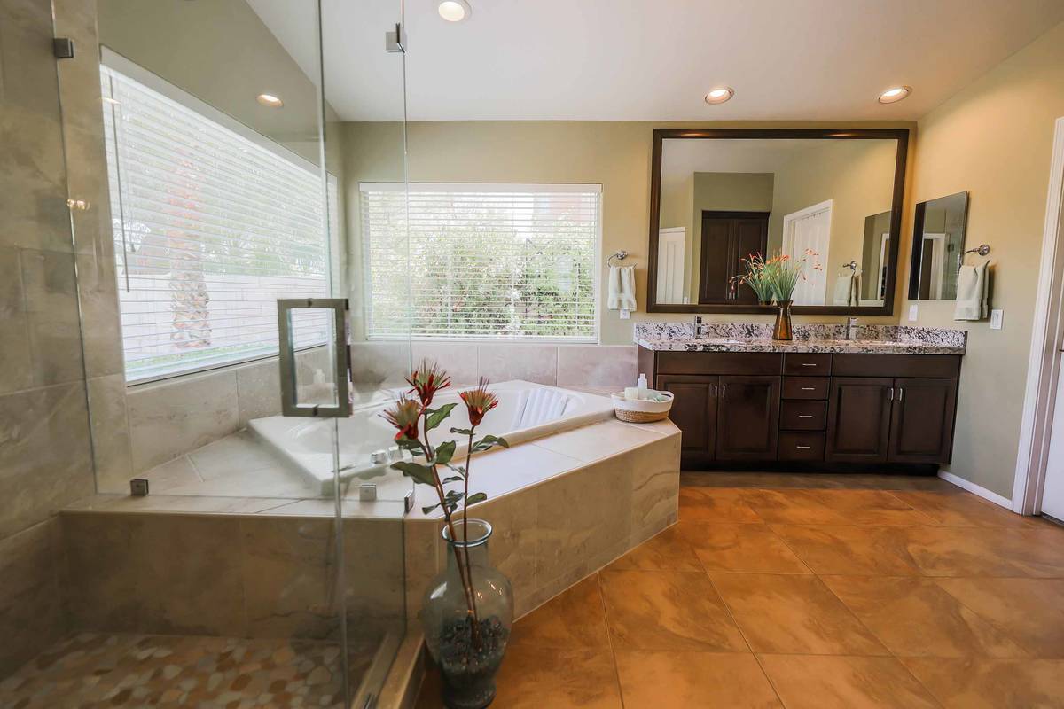 The bathroom of 8812 Saint Pierre Drive. (SugarMill Studios)