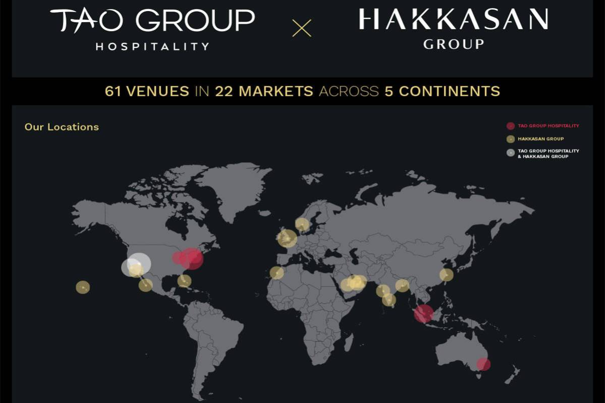 The newly formed alliance between Tao and Hakksan operates 61 entertainment dining and nightli ...