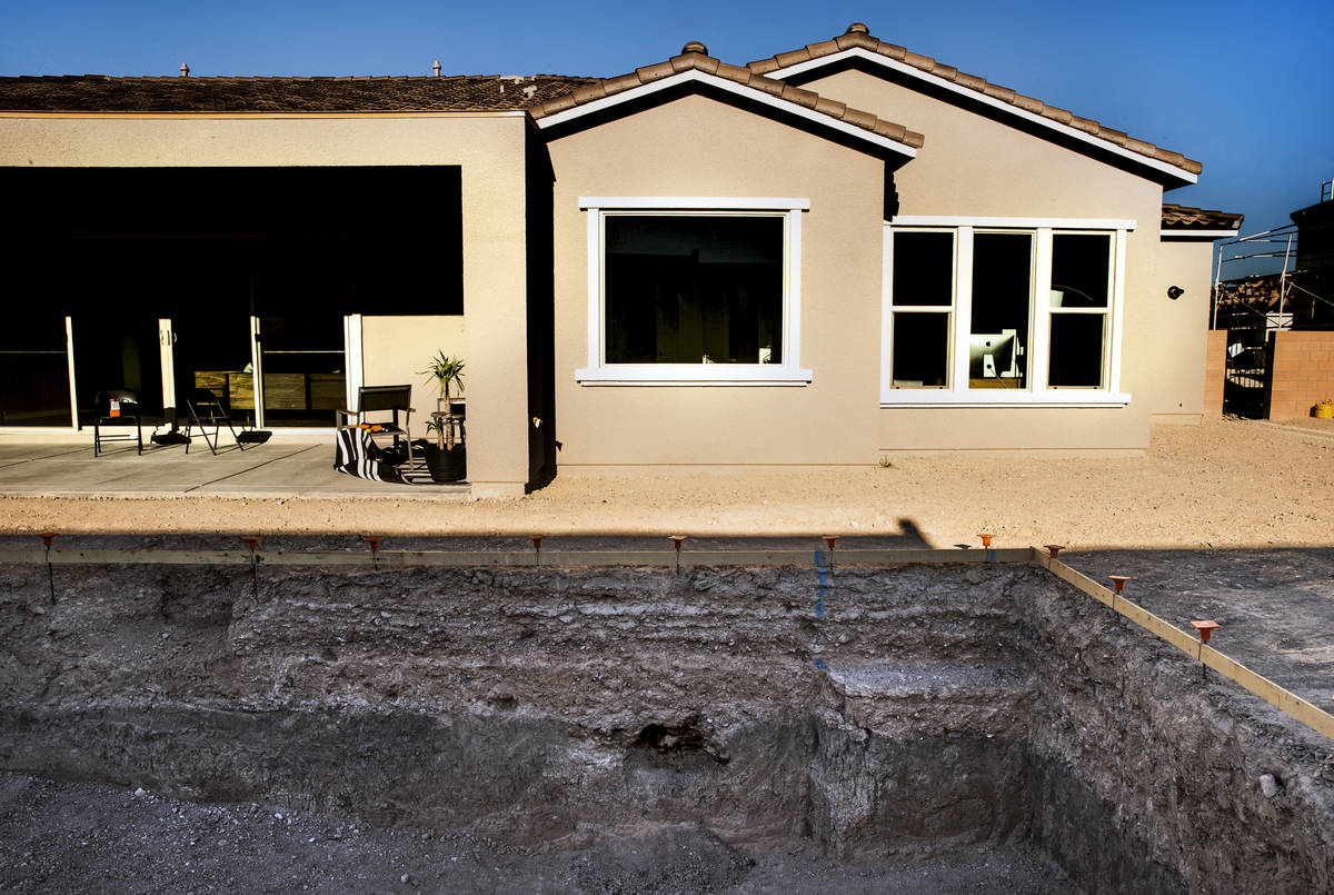 A hole on the side of Matt Perkins and Josh Anghel's home reveals possible horse bones from 6,0 ...