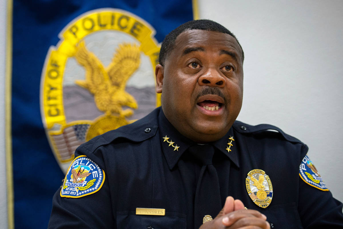 Henderson Police Department Acting Chief Thedrick Andres defended his department's disciplinary ...