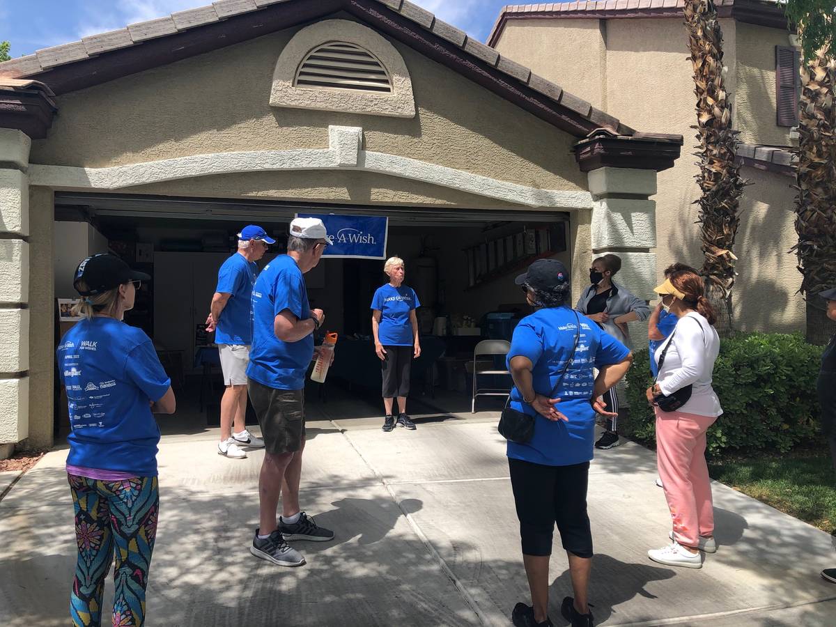 Cottonwood Terrace residents raised $1,550 for Make-A-Wish of Southern Nevada during its annual ...
