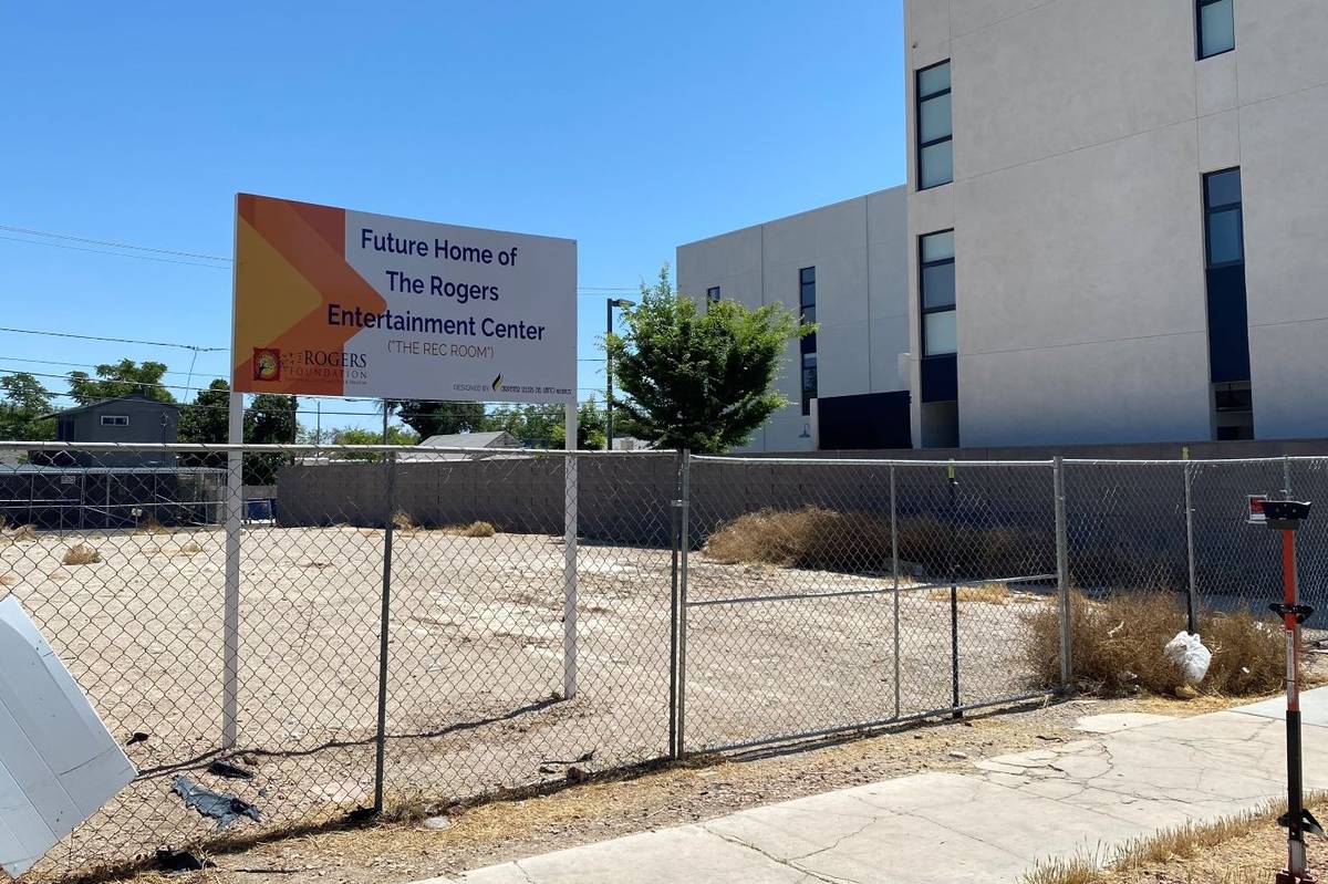 A look at the site of what is temporarily named Rogers Entertainment Center near the corner of ...