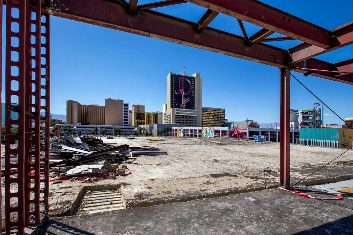 A restaurant and bar will occupy the rooftop location as redevelopment construction by the Dapp ...
