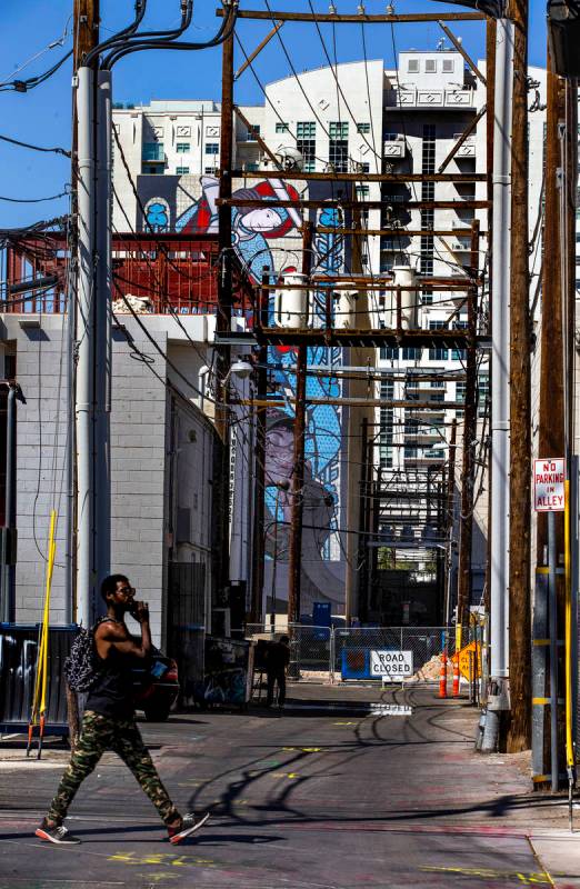 Power lines will be buried as redevelopment construction continues on the multi-use commercial ...