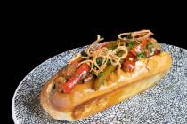 Basque hot dog at To Be Frank. (To Be Frank)