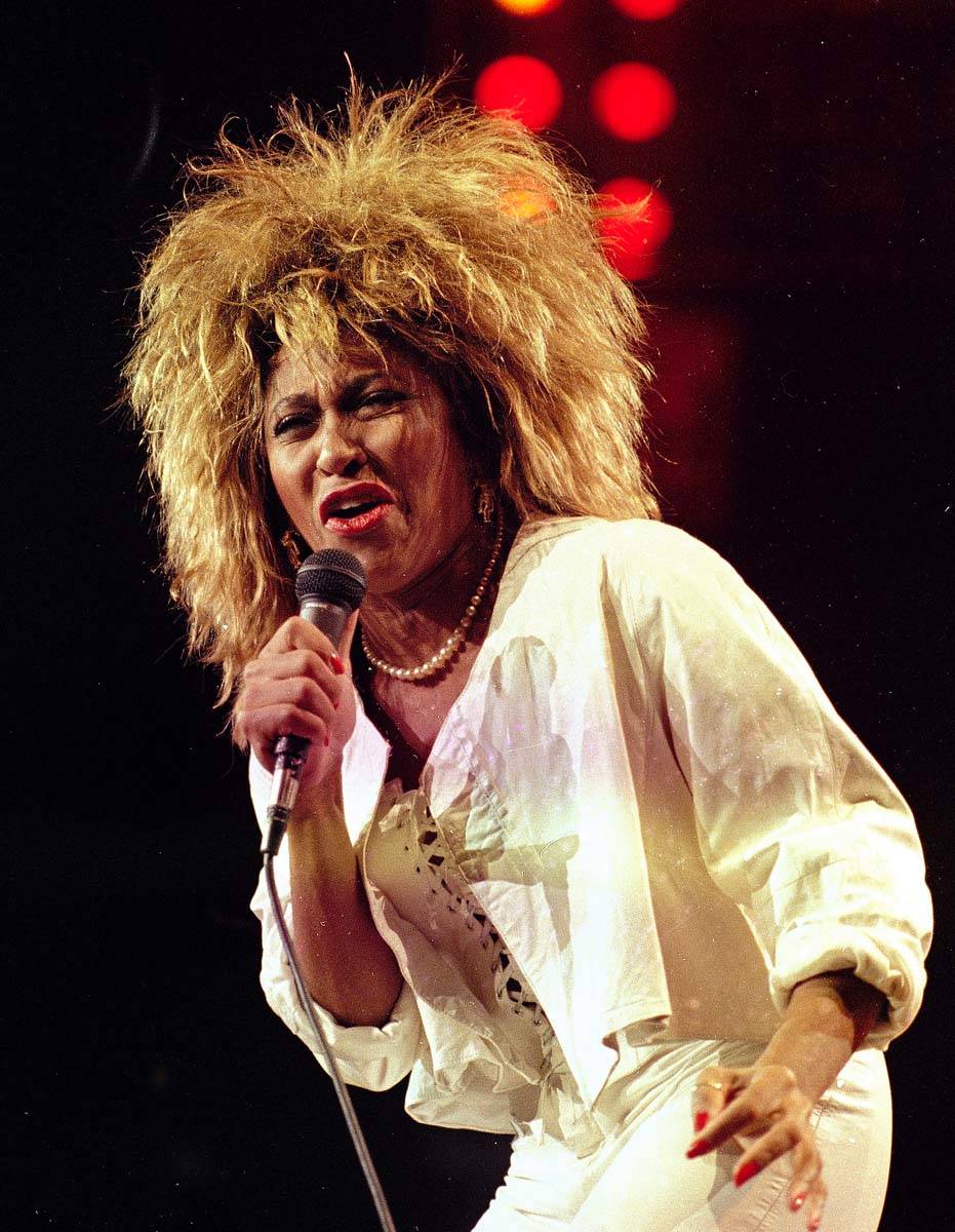 Tina Turner performs at New York's Madison Square Garden on Aug. 1, 1985. Turner will be induct ...