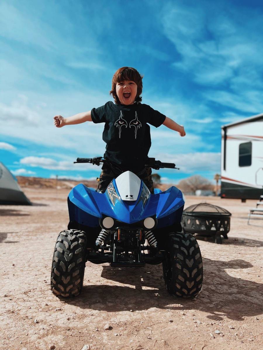 Johnny Crisstopher's family has acquired a number of off-road vehicles. (Criss Angel)