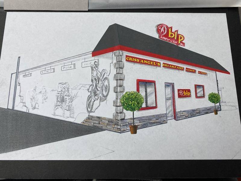 An artist's rendering of Criss Angel's planned CABLP restaurant in Overton. (Criss Angel Studio ...