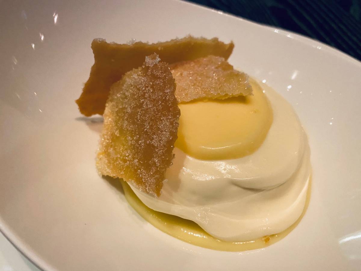 Lemon, lemon, lemon dessert from Amalfi. (Al Mancini/Las Vegas Review-Journal)