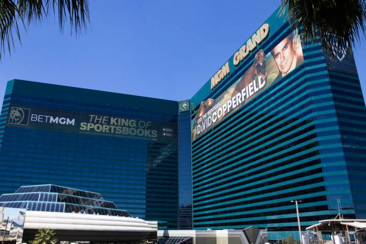 The MGM Grand photographed on Tuesday, April 27, 2021, in Las Vegas. (Bizuayehu Tesfaye/Las Veg ...