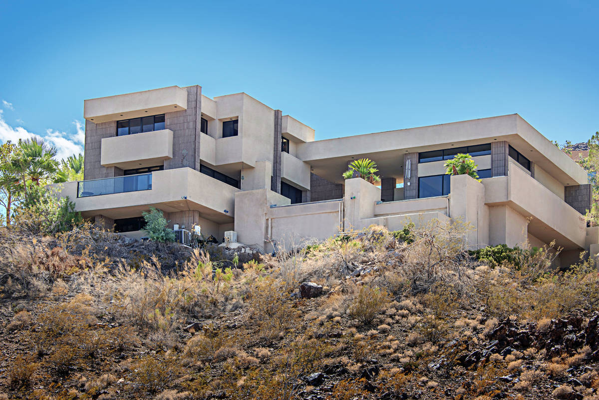 An exterior view of 613 Lido Drive in Boulder City. (Fraser Almeida)