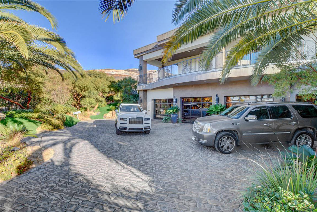 The home has a seven-car garage. (Keller Williams)