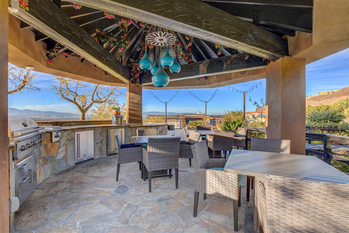 The outdoor kitchen. (Keller Williams)