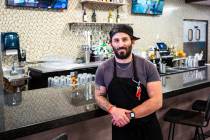 Matthew Meyer, owner and chef at Served Global Cuisine, poses for a portrait in the new sushi b ...