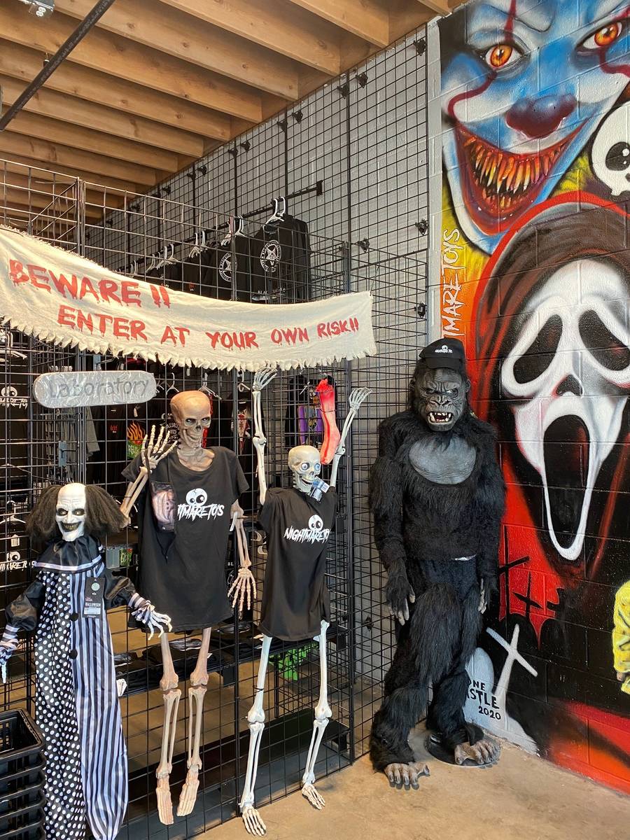 the entrance to Nightmare Toys in the Las Vegas Arts District. (Al Mancini/Las Vegas Review-Jou ...