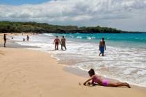 Hapuna Beach Park is seen on the Big Island of Hawaii in 2006. (Michael Darden/West Hawaii Toda ...
