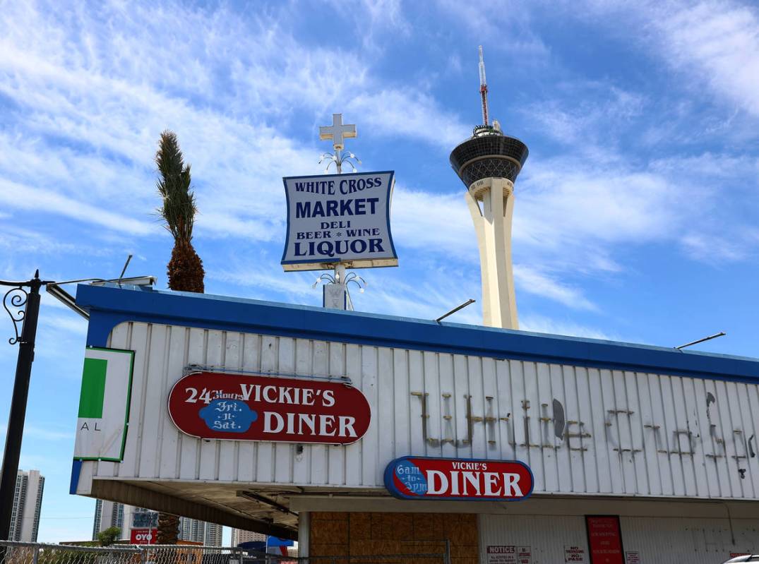 The former White Cross Market building at 1700 Las Vegas Blvd. South is under construction for ...