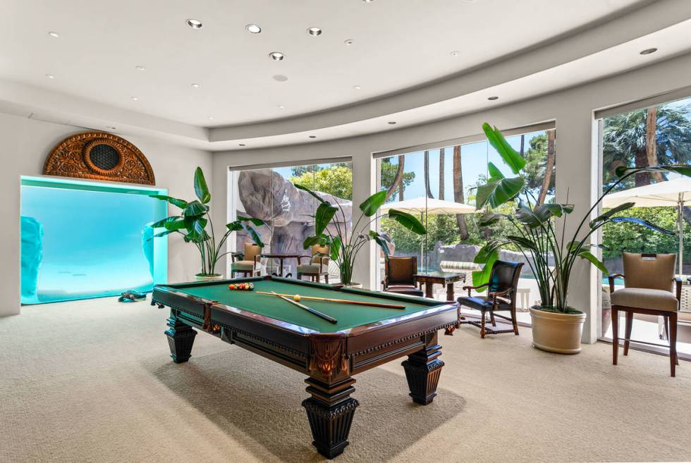 The game room at 93 Spanish Gate Drive. (The Ivan Sher Group)