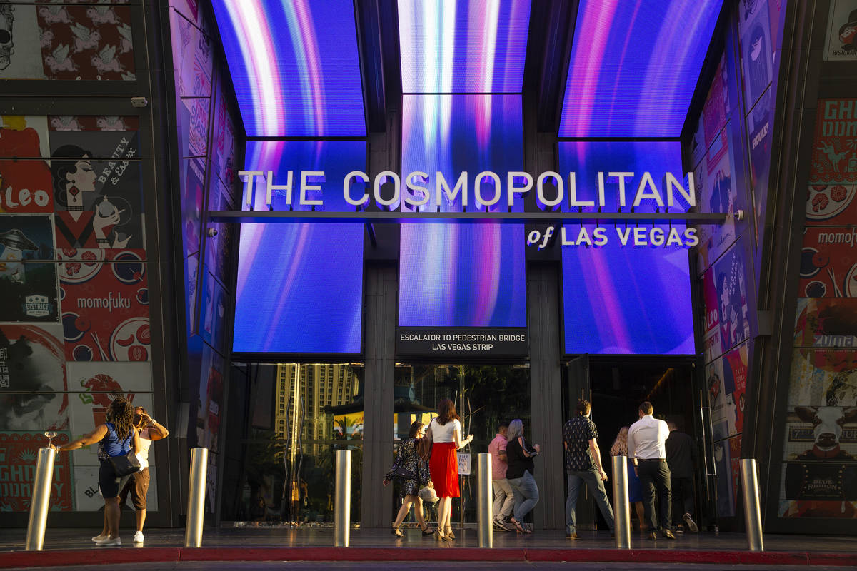 The Cosmopolitan of Las Vegas on Wednesday, June 9, 2021 in Las Vegas. The Las Vegas Strip prop ...