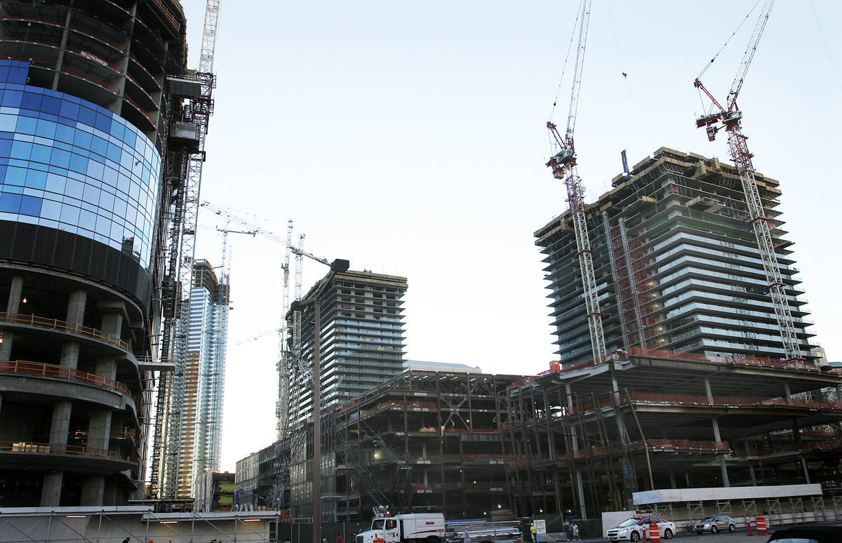 The Cosmopolitan hotel-casino is shown under construction on June 19, 2008, in Las Vegas. (Las ...