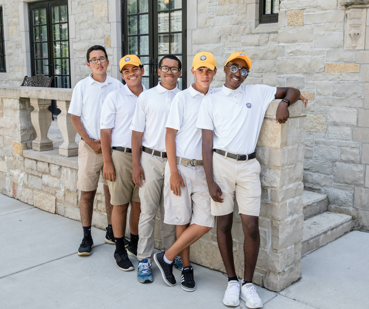 Alejandro Cabrera Quintana, second from right, with some of the other participants in the Weste ...