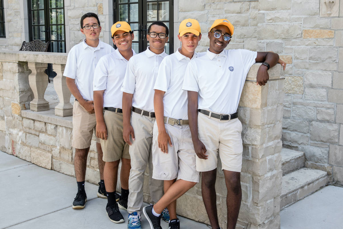 Alejandro Cabrera Quintana, second from right, with some of the other participants in the Weste ...