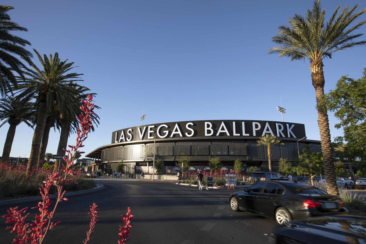 Las Vegas Ballpark seen on May 11, 2021. (Ellen Schmidt/Las Vegas Review-Journal) @ellenschmidttt