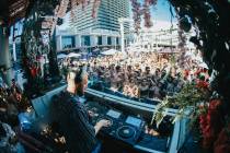 Chris Lake performs at Full Bloom Sundays at Marquee Dayclub on Sunday, June 6, 2021. (Global M ...