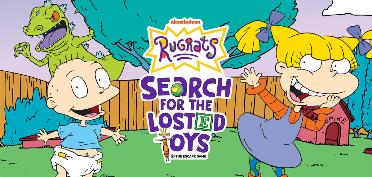 The "Rugrats"-themed escape room “Search for the Losted Toys” opens June 18 at The Forum Sh ...