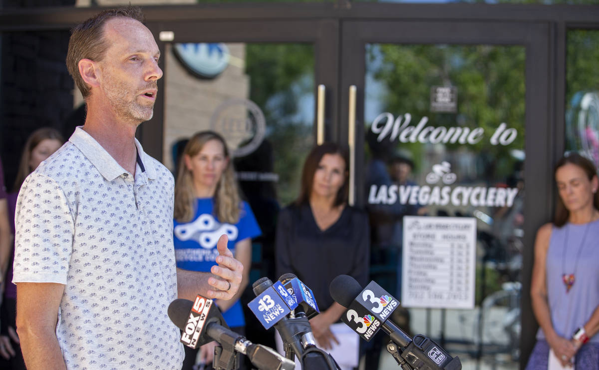 Commissioner Justin Jones talks about the work being done to improve bicycle safety and the adv ...